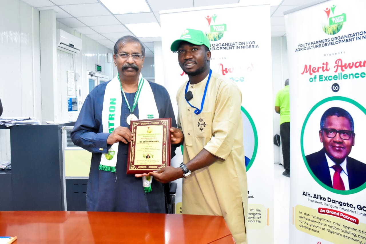Youth Farmers Honour Dangote, Edwin, Hail Refinery as National Pride